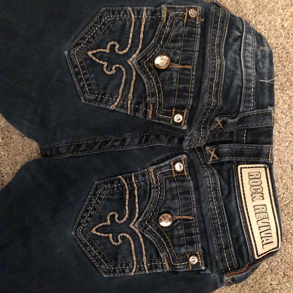 Size 23 SHORT Rock Revival Jeans